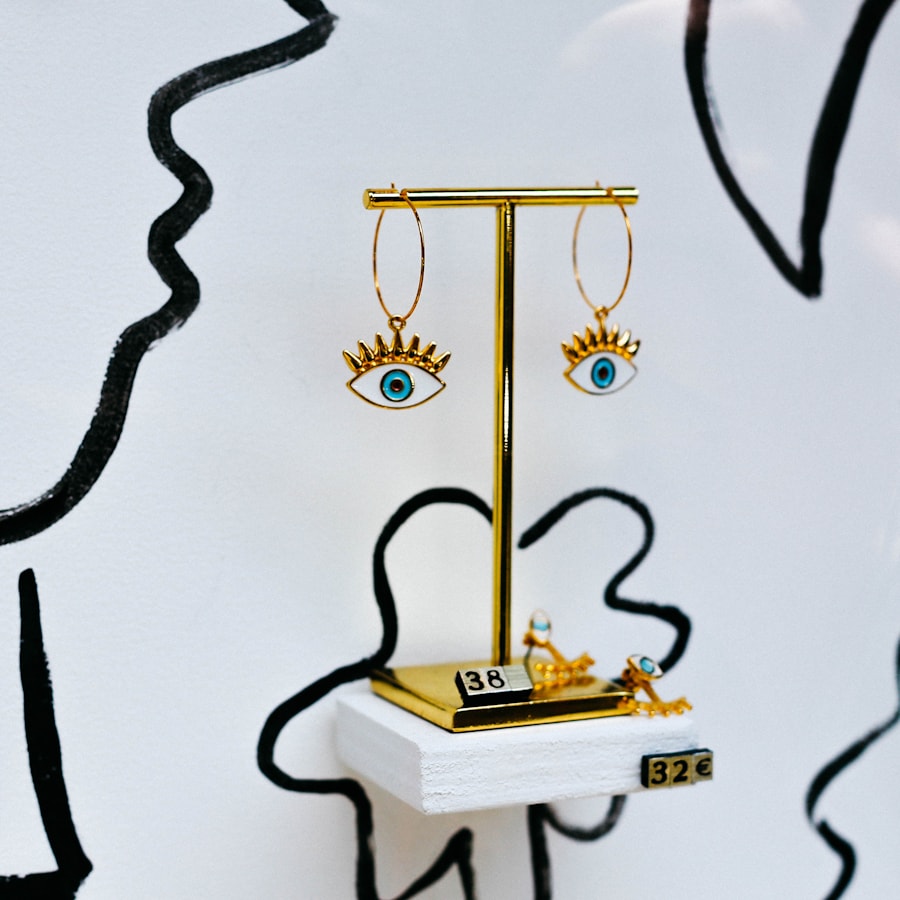 Evil Eye Drop Earrings