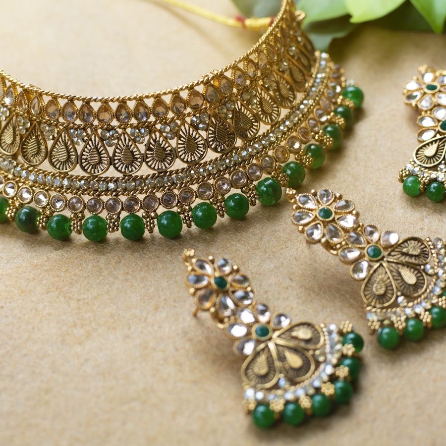 Emerald Bead Necklace